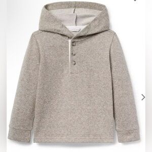 Janie and Jack Herringbone Hooded Sweatshirt
